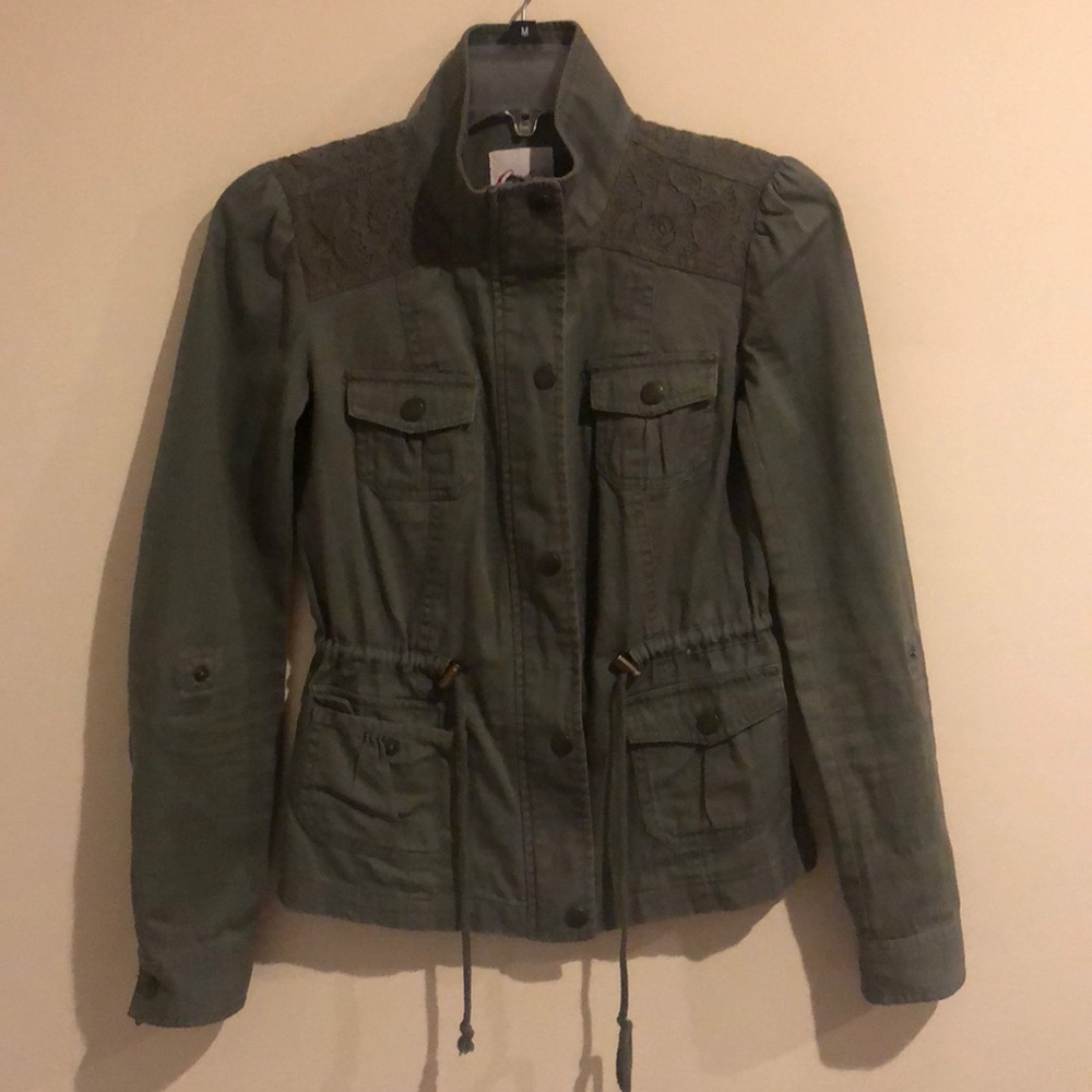 Candies Green Military Jacket